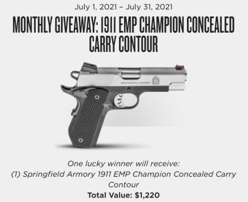 Springfield Armory Emp Champion Concealed Carry Contour Pistol