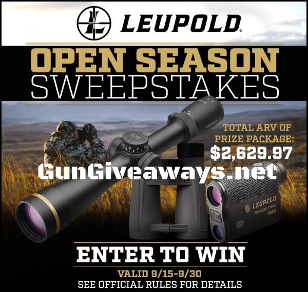 Leupold Scope, Binoculars and Rangefinder Giveaway