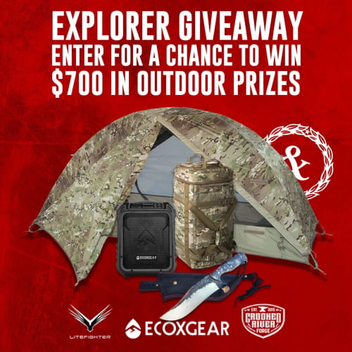 400 Tactical Outdoor Gear Giveaway (3 Winners)