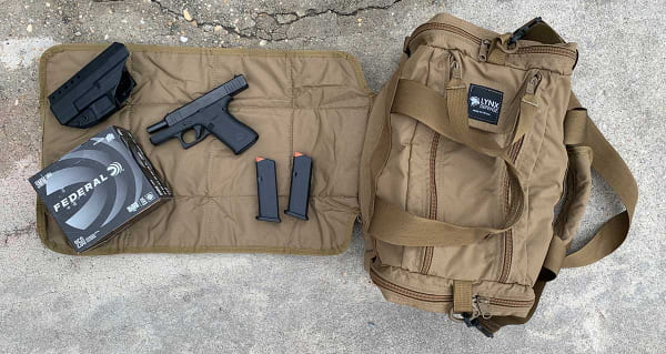 Glock 43x Pistol, Holster, Ammo + Range Bag Giveaway