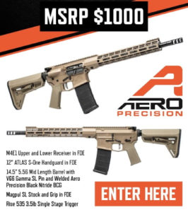 Custom Aero Precision AR-15 Rifle Giveaway