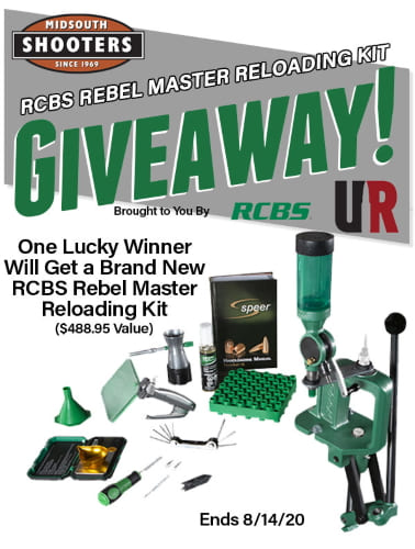 Rcbs Rebel Master Reloading Kit Giveaway Rcbs Rebel Master Reloading Kit Giveaway