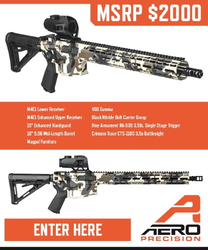 Custom M4e1 Aero Precision Ar-15 Rifle Giveaway