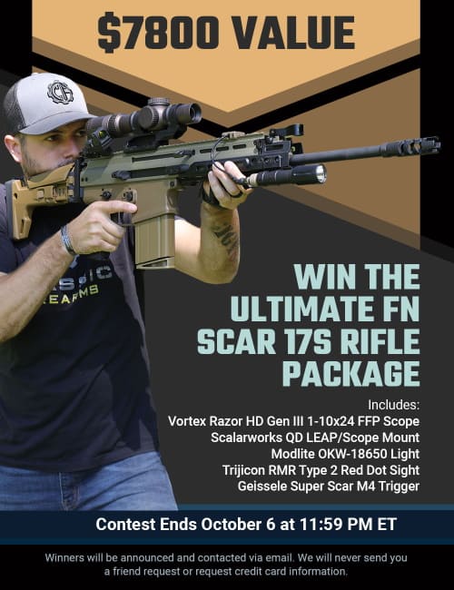 FN SCAR 17S Rifle + Vortex Razor 110 Scope Giveaway